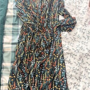 NanaMacs Multicolor Floral Long Sleeve Dress